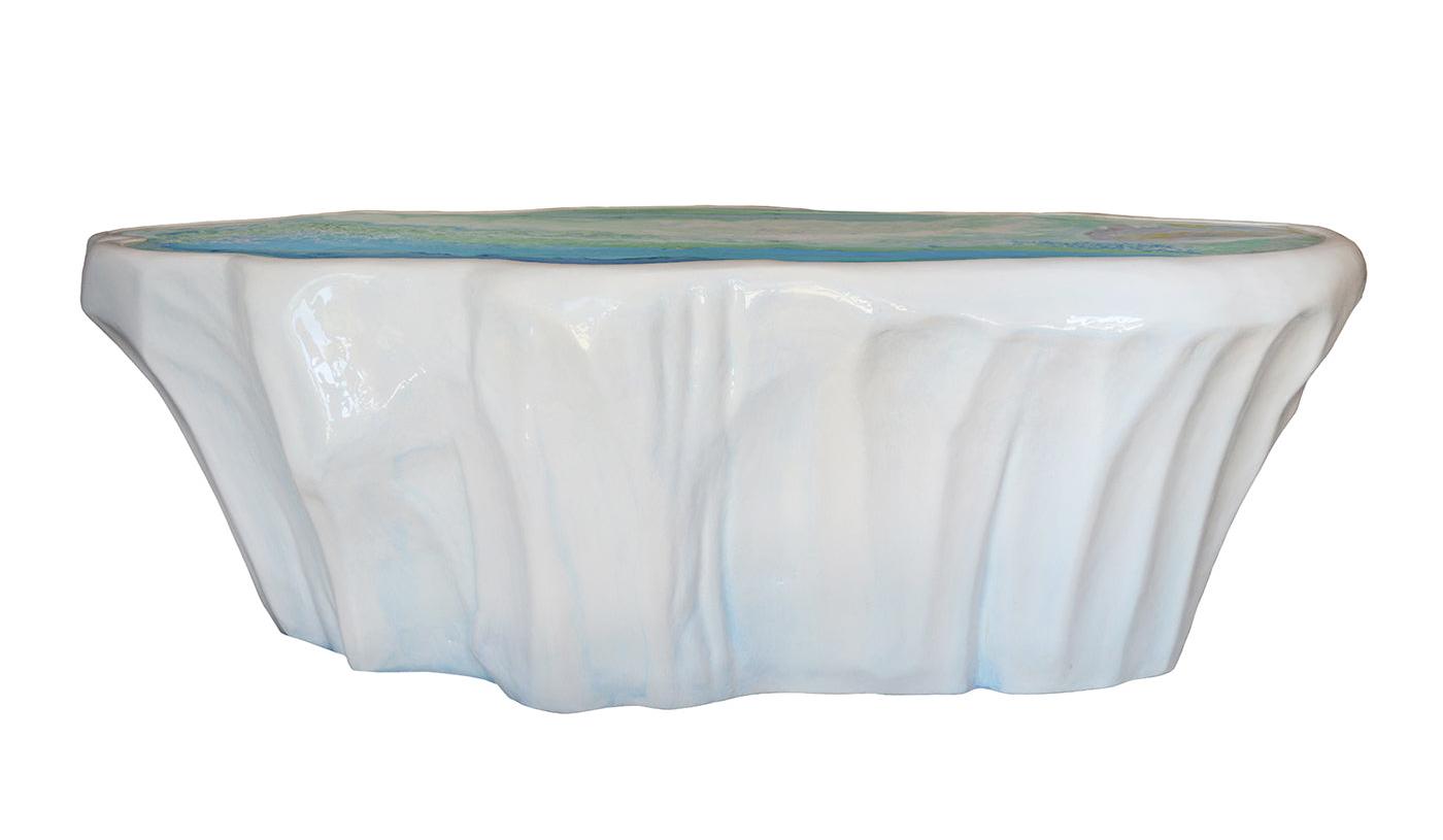 Овальный журнальный столик Iceberg