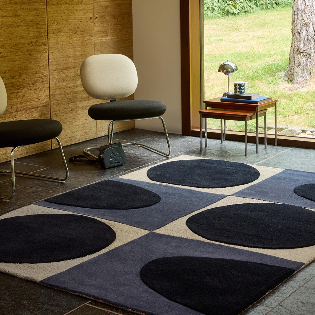 Килим Spot Square Blue/Navy