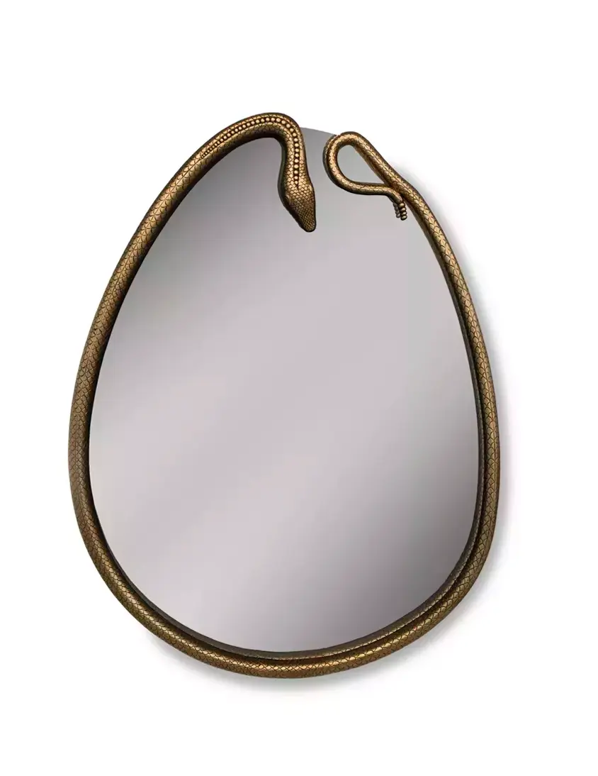 Дизайнерское зеркало Serpentine Pear-Shaped