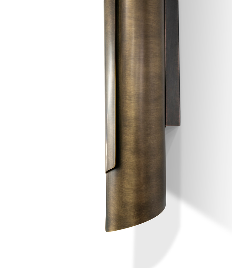 Настенный светильник Aged Brass