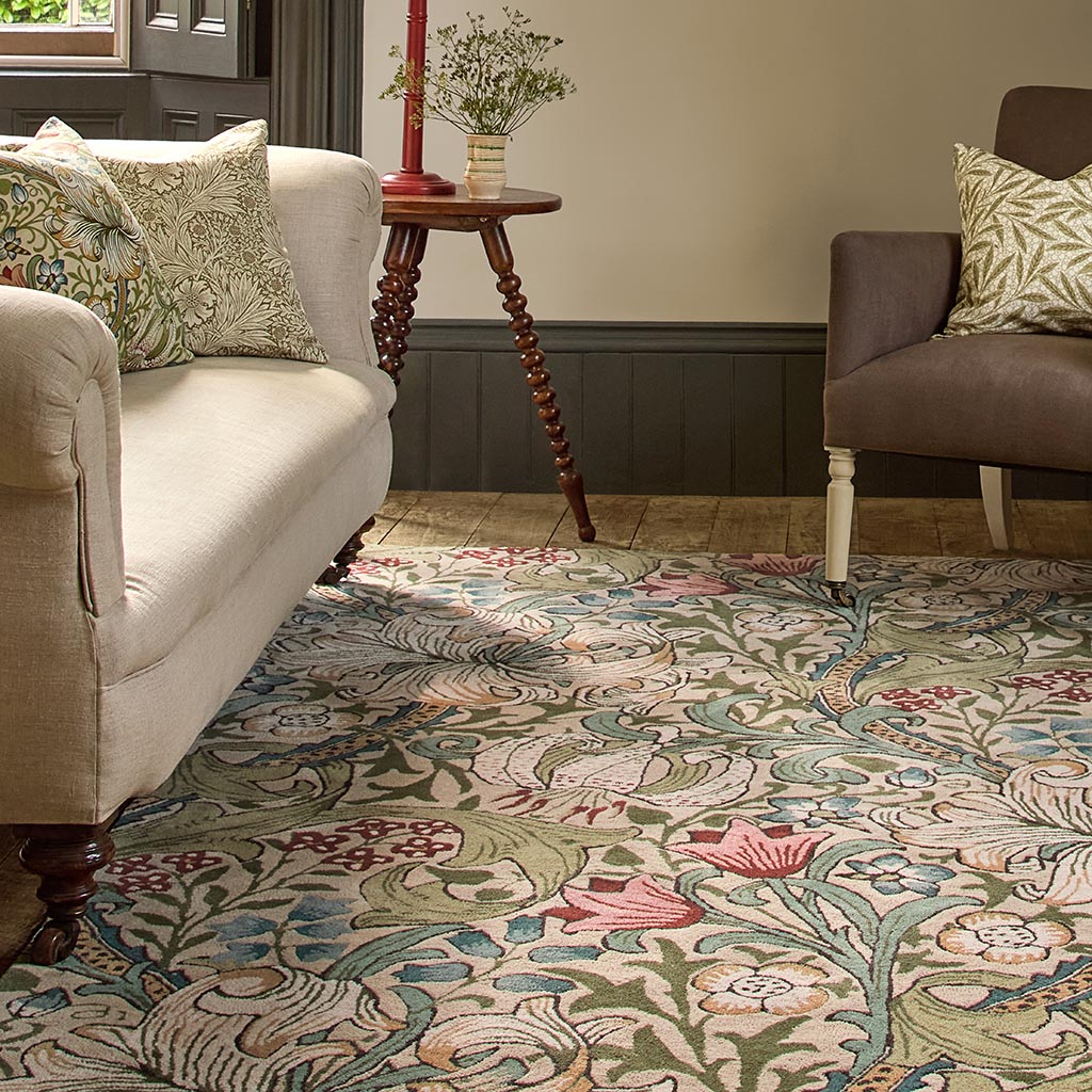 Килим Golden Lily Green Red | Розмір: 250 × 350 см