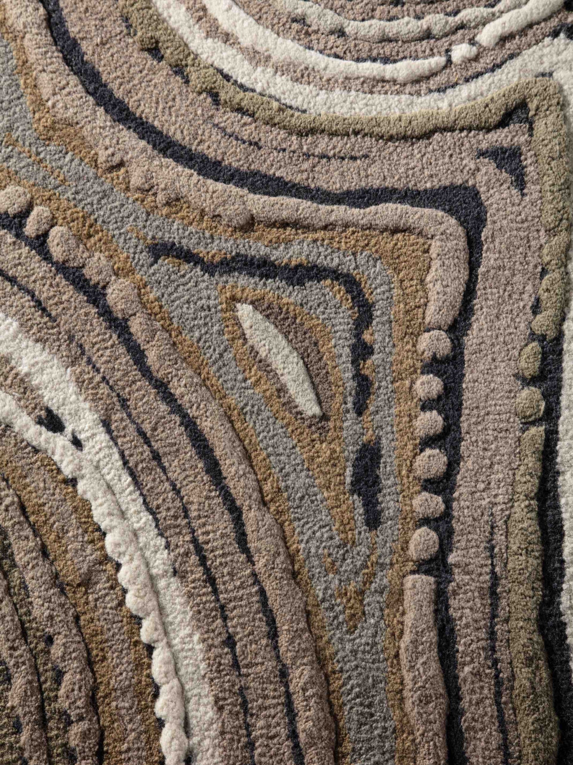 Круглий килим Італія Sushi Multicolor