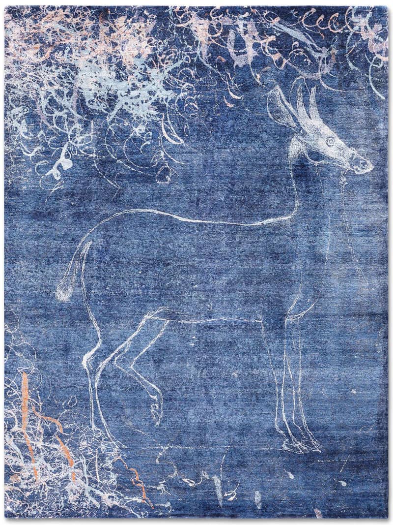 Оригинальный ковер ручной работы Antelope Blue | Размер: 170 x 240 см