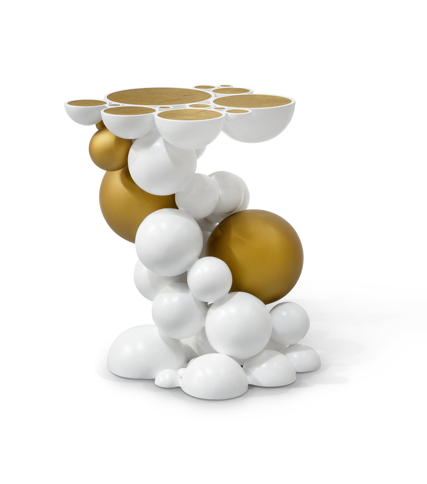 Приставний столик Orbit White