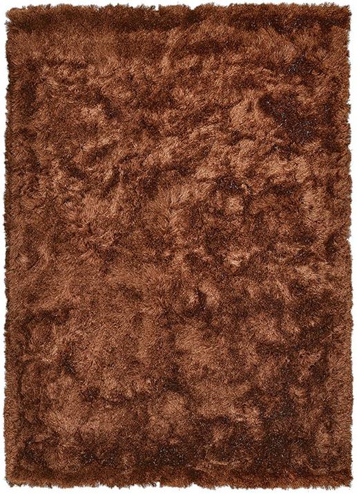 Килим ворсистий коричневий Aster ☞ Розмір: 140 x 200 см