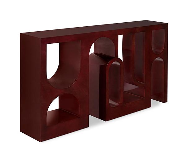 Консоль Glossy Red Premium