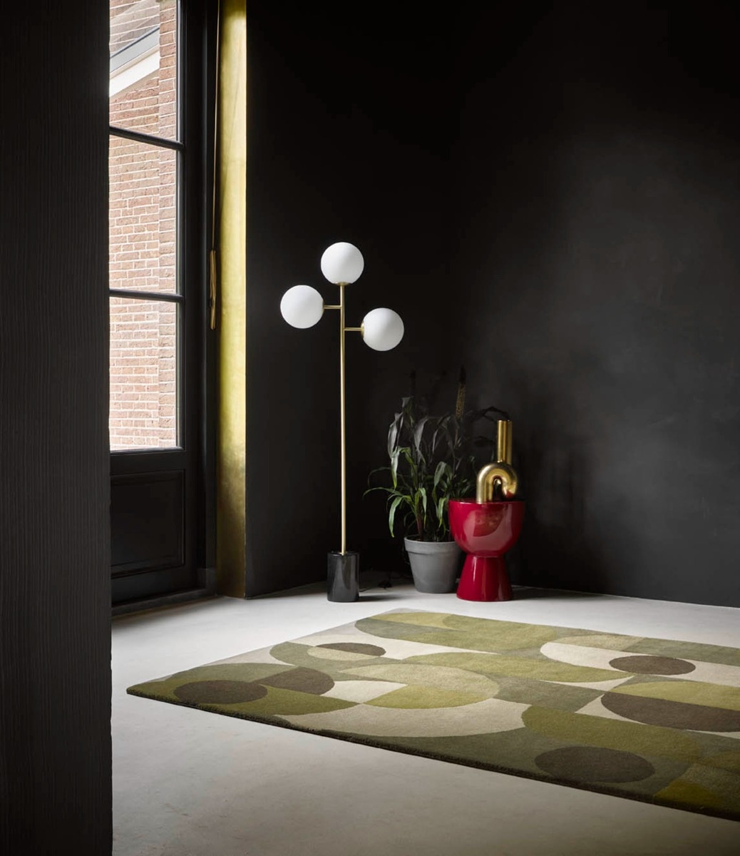 Дизайнерський килим ручної роботи Decor Cosmo Greens | Розмір: 250 x 350 см
