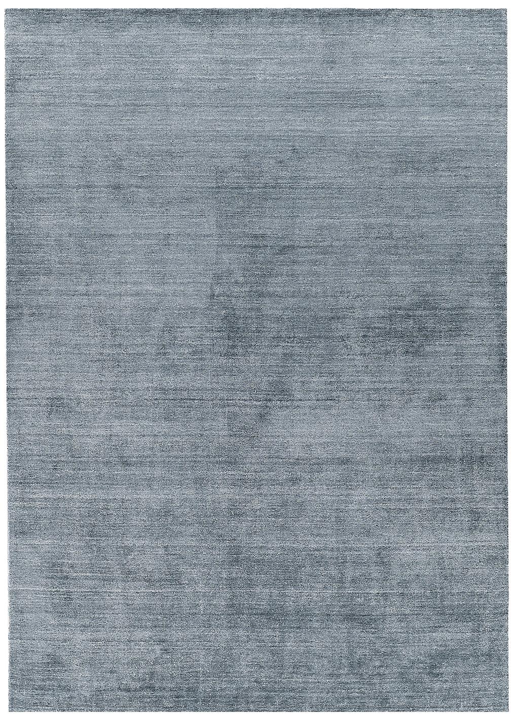 Однотонний килим із бамбукового шовку Blue Bamboo Silk | Розмір: 270 x 360 см