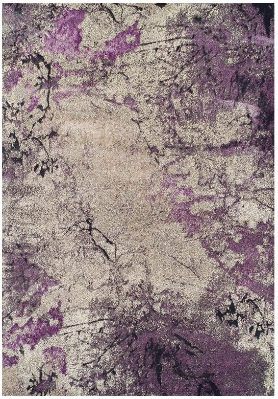 Килим вінтажний абстрактний Purple