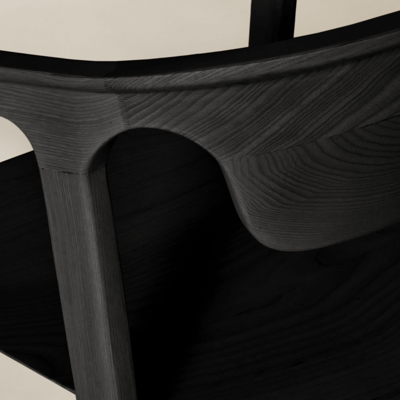 Стул из ясеня Duna Black