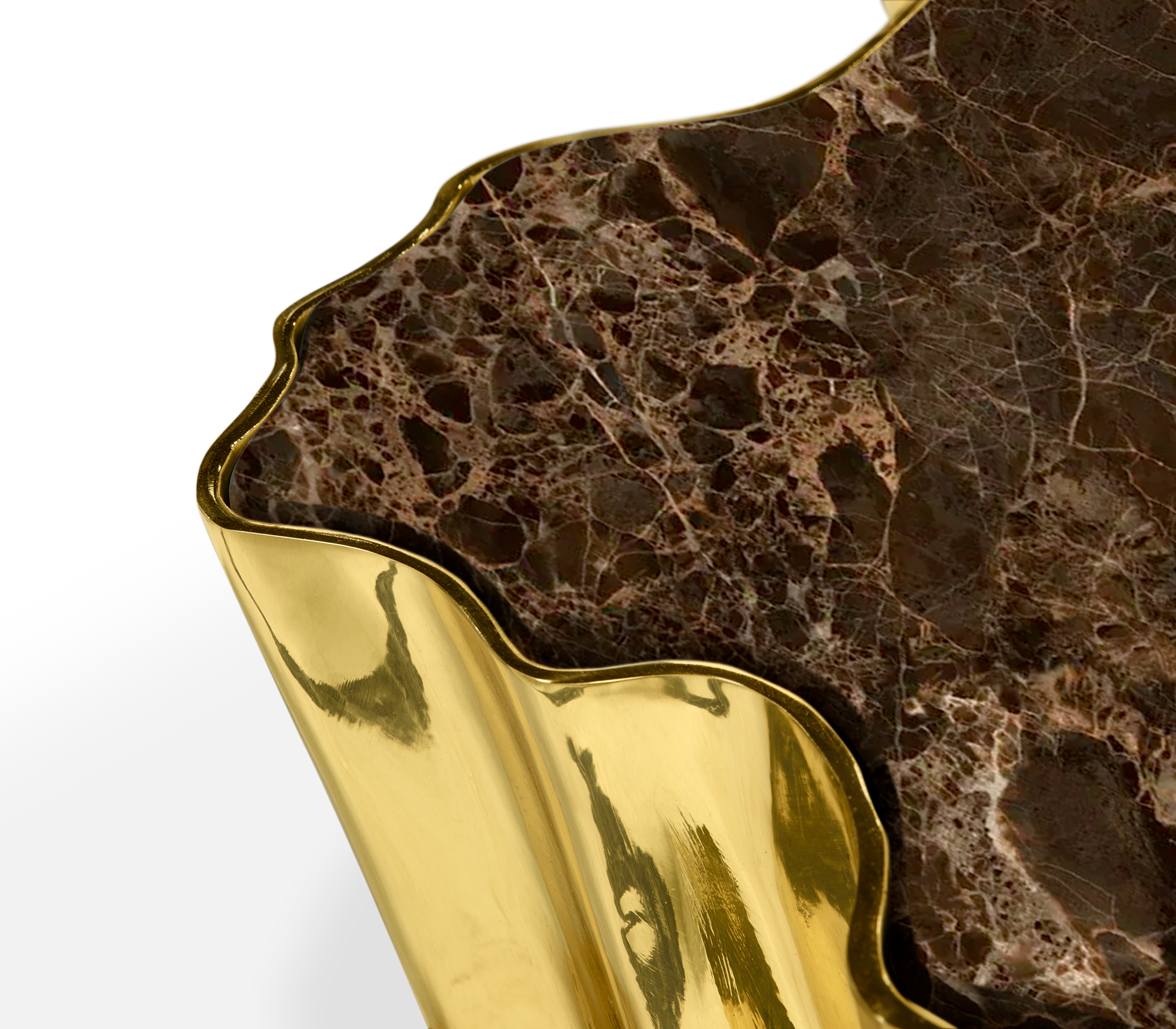 Журнальный столик Paradise Brown Stone Table | Размер: Ш 138 x Г 95 x В 36 см
