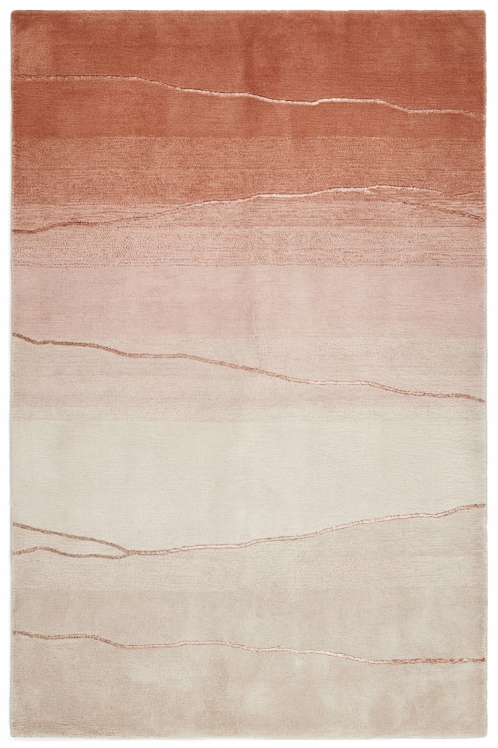 Килим ручної роботи Horizon Gradient Rose