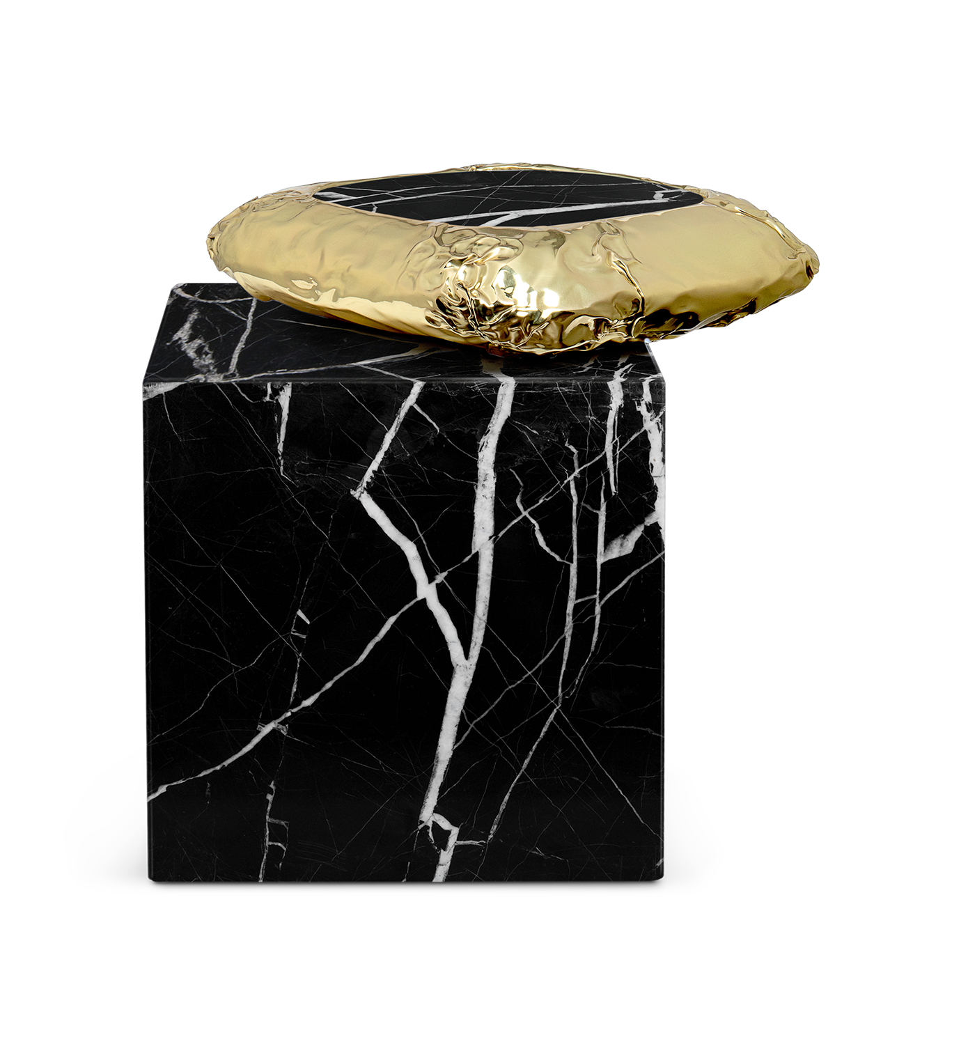 Приставной столик Megalith Nero Marquina