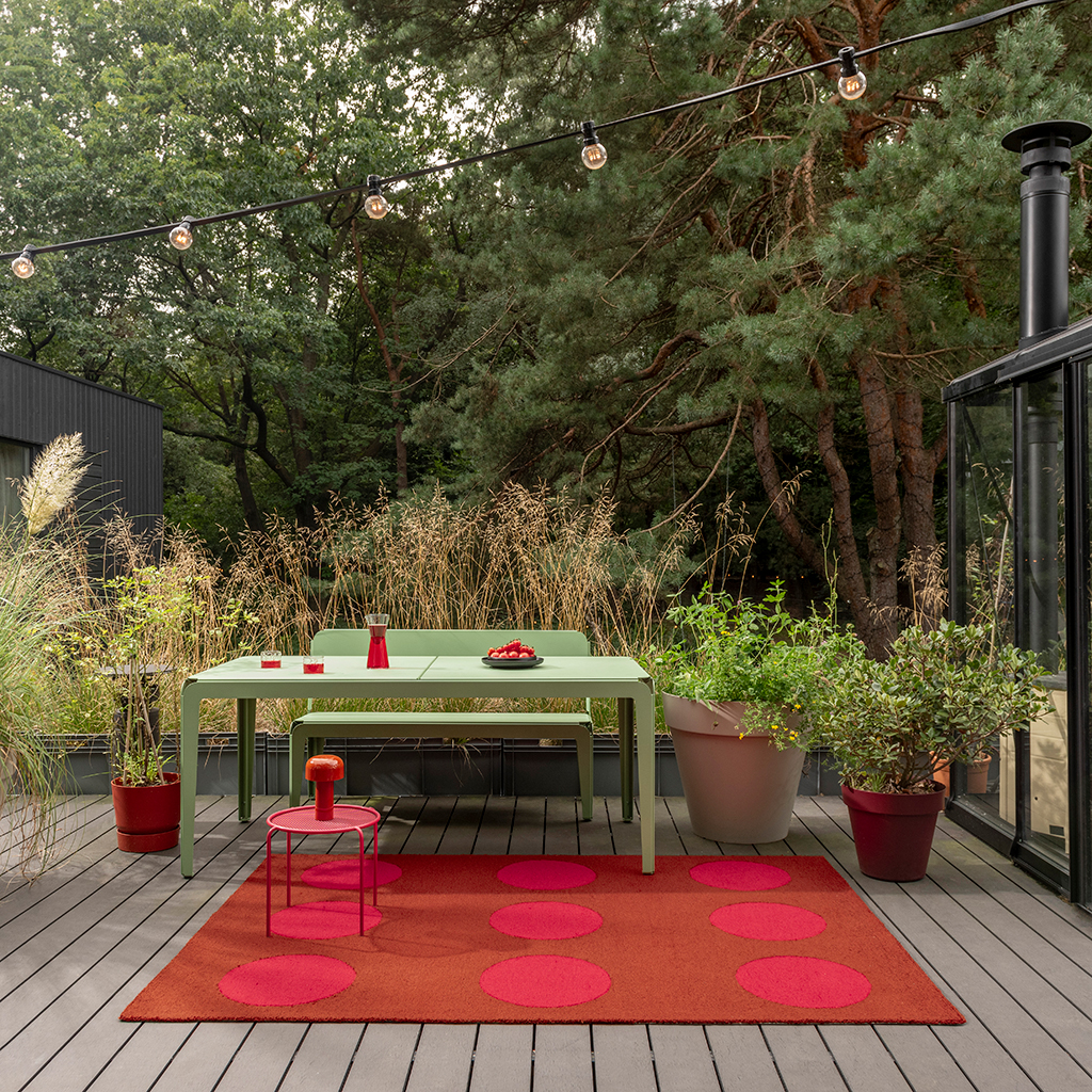 Ковер уличный Habitat Festival Dots Red 495800 | Размер: 200 x 280 см