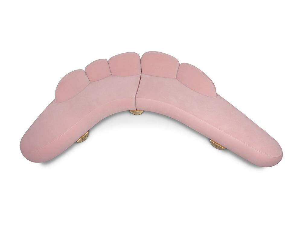 Рожевий диван Luxe Pink