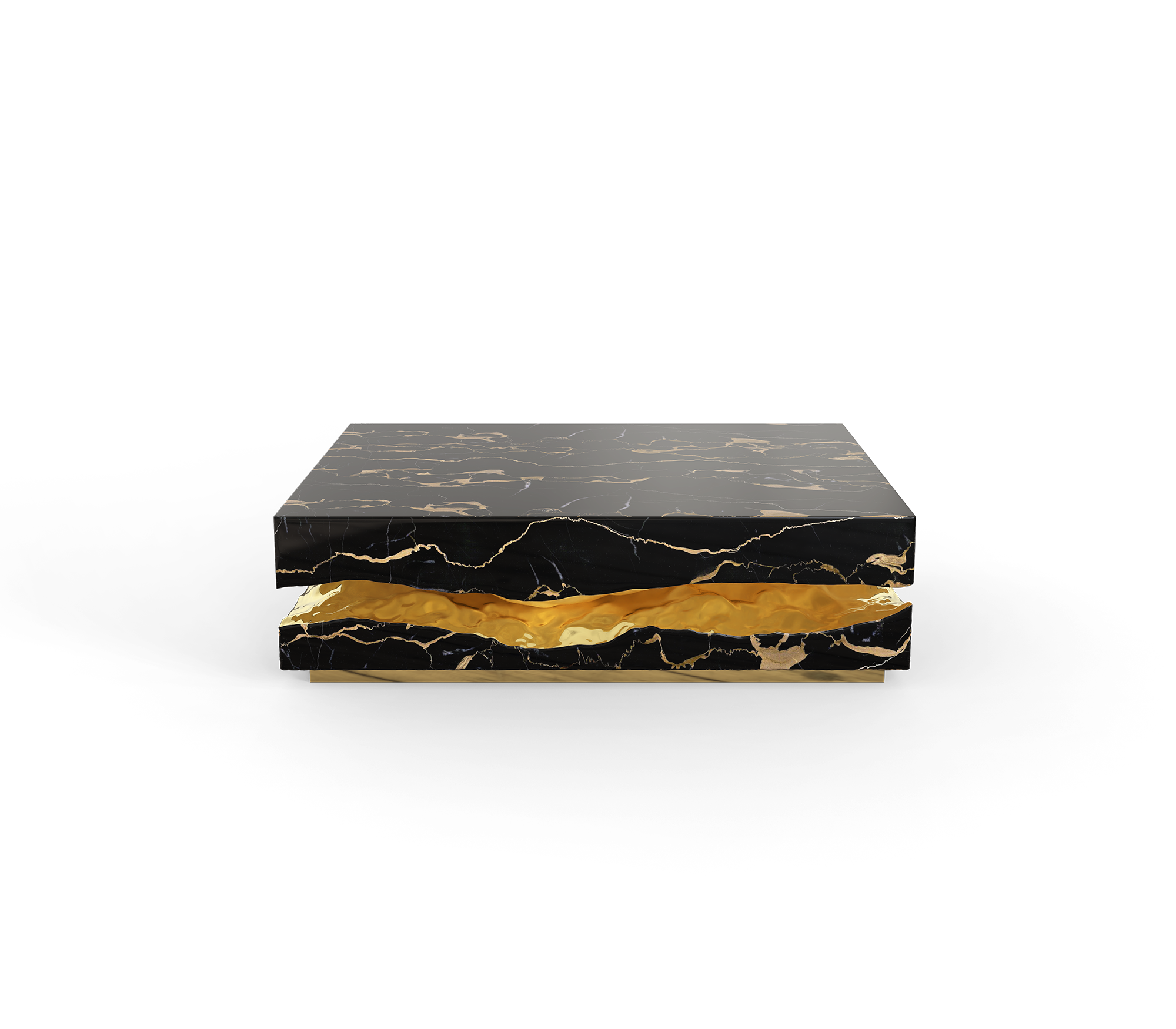 Журнальный столик Boulder Portoro Marble Table