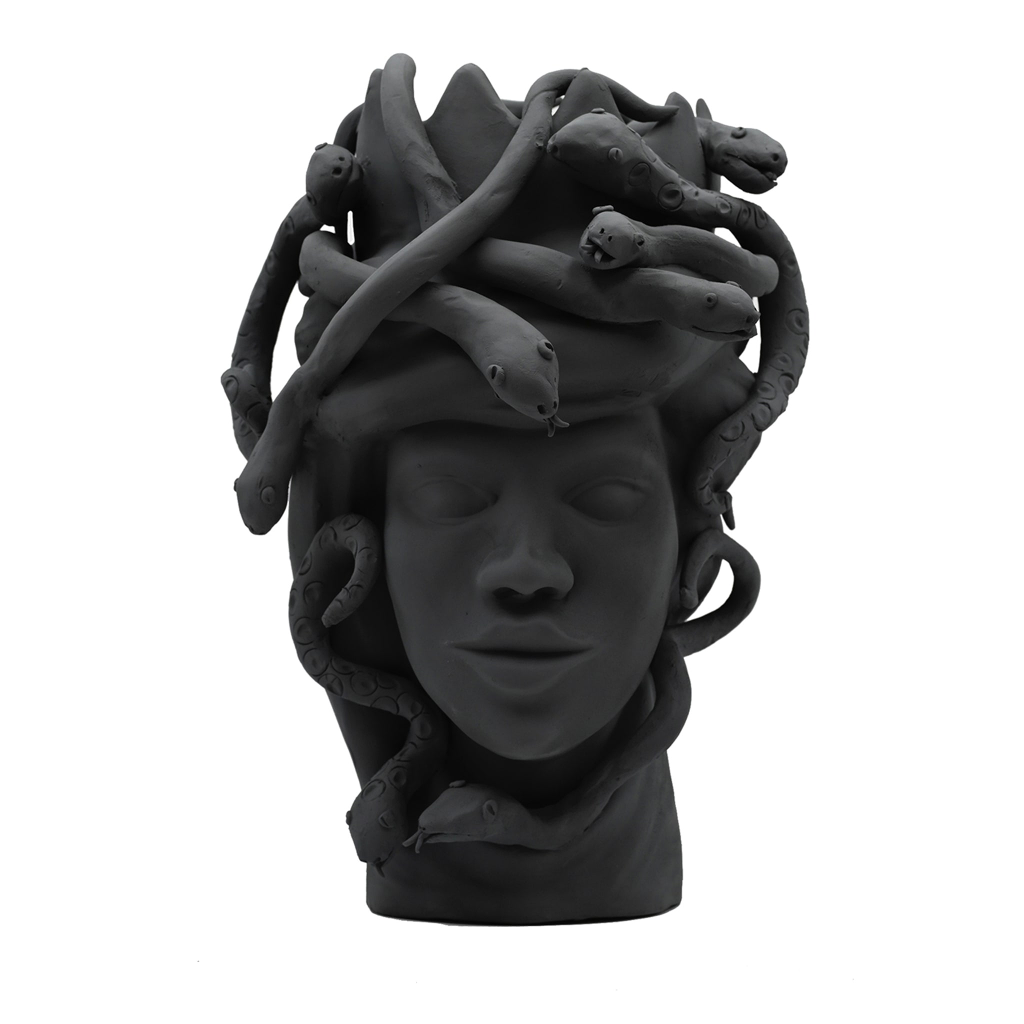 Тёмно-серая скульптура Moor's Head
