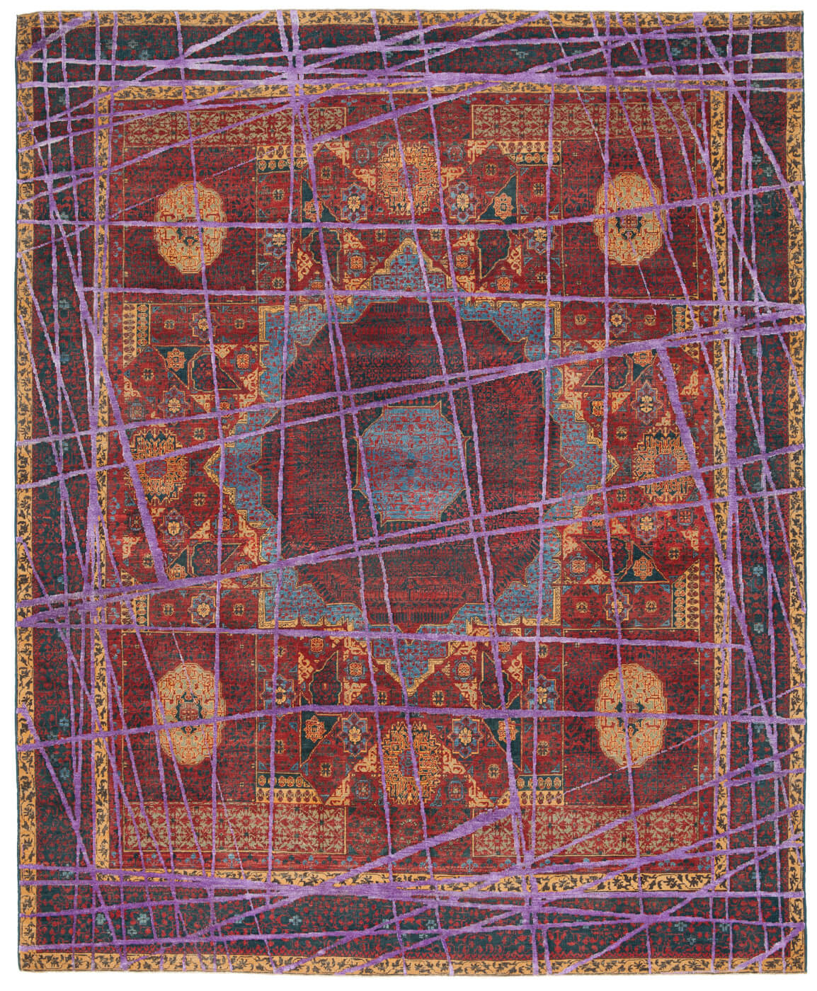 Килим ексклюзивний Mamluk Columbus Wrapped Purple