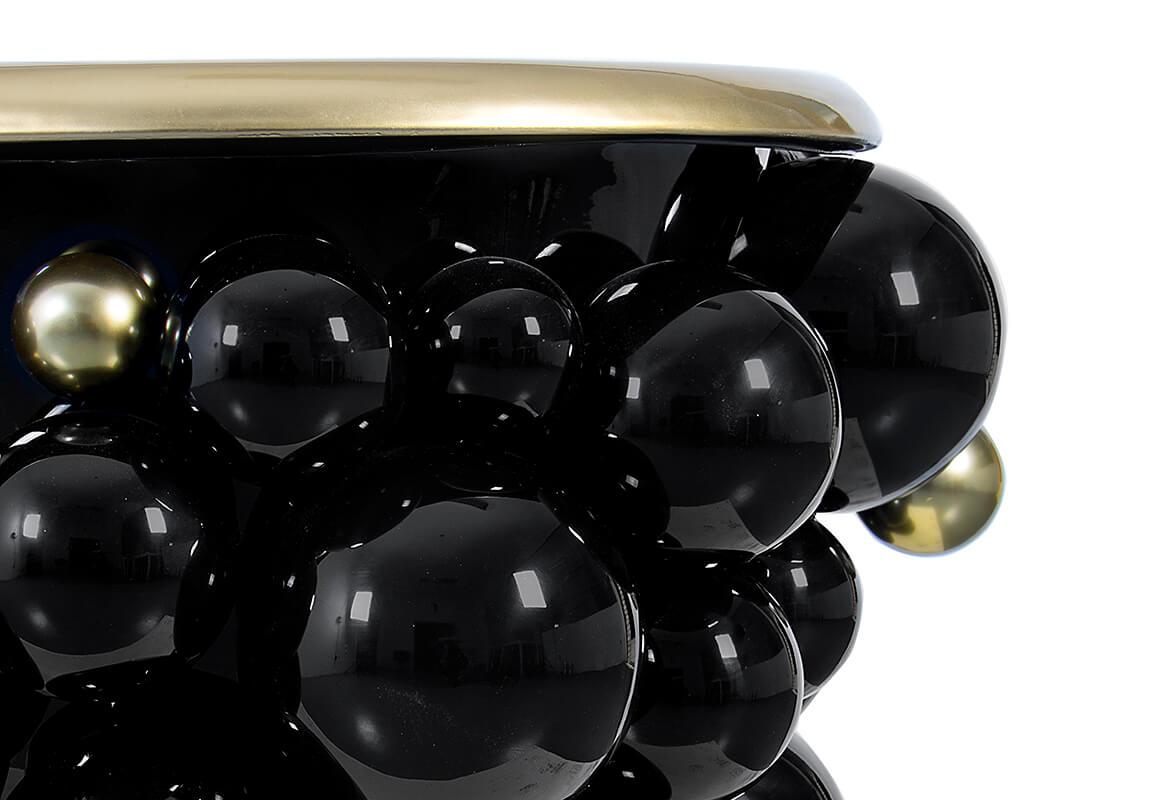 Дизайнерская ванна Gravity Black / Gold