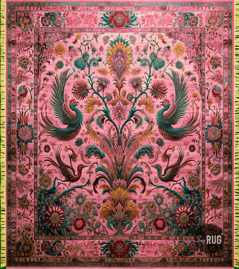 Килим преміум класу Paradise Garden Pink