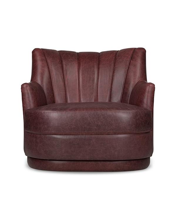 Одноместный кожаный диван Leather