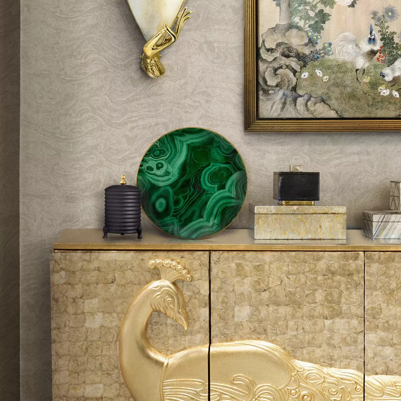 Тумба Camilia Mother of Pearl