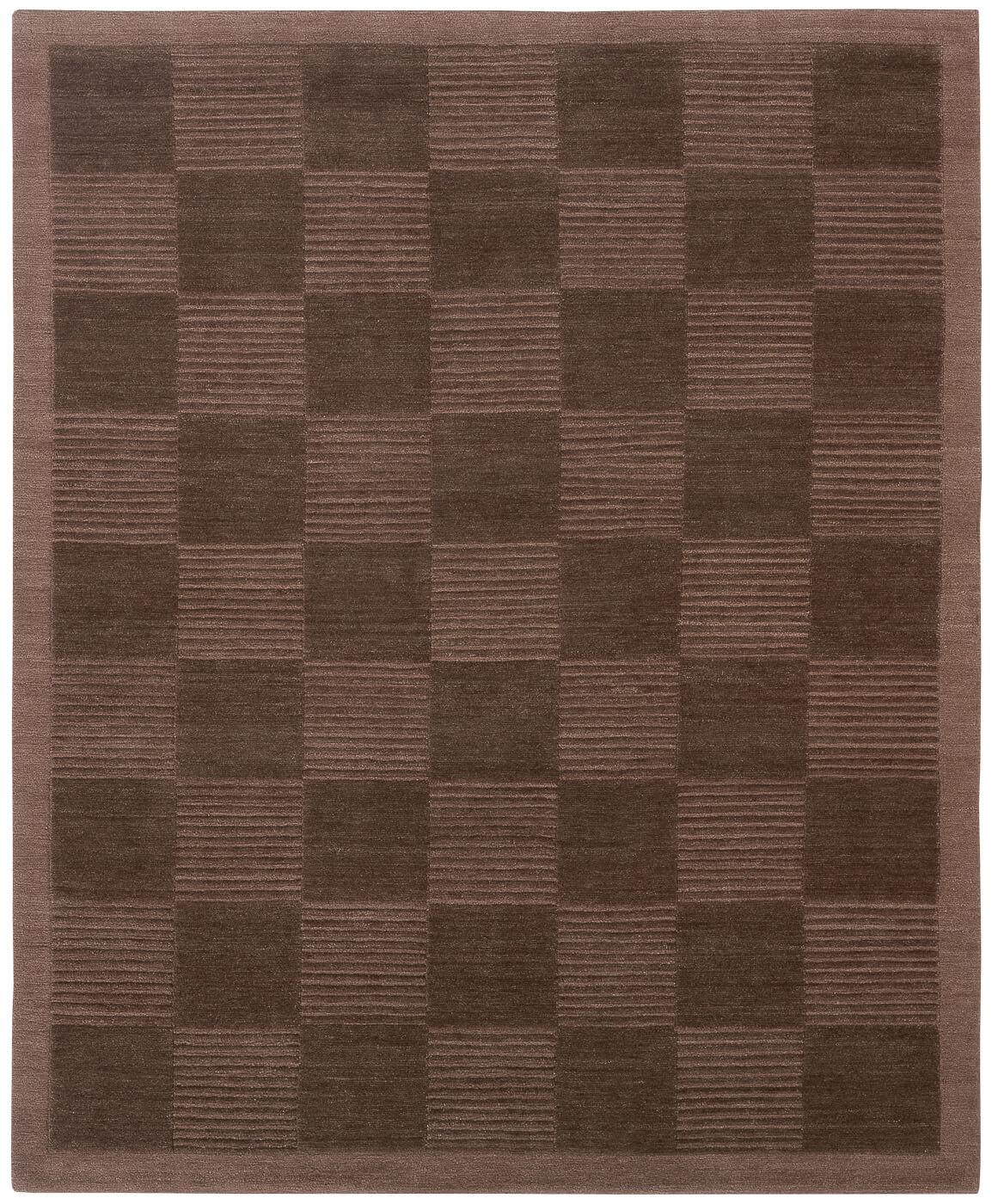 Килим Deep Cut Border Brown ☞ Розмір: 300 x 400 см