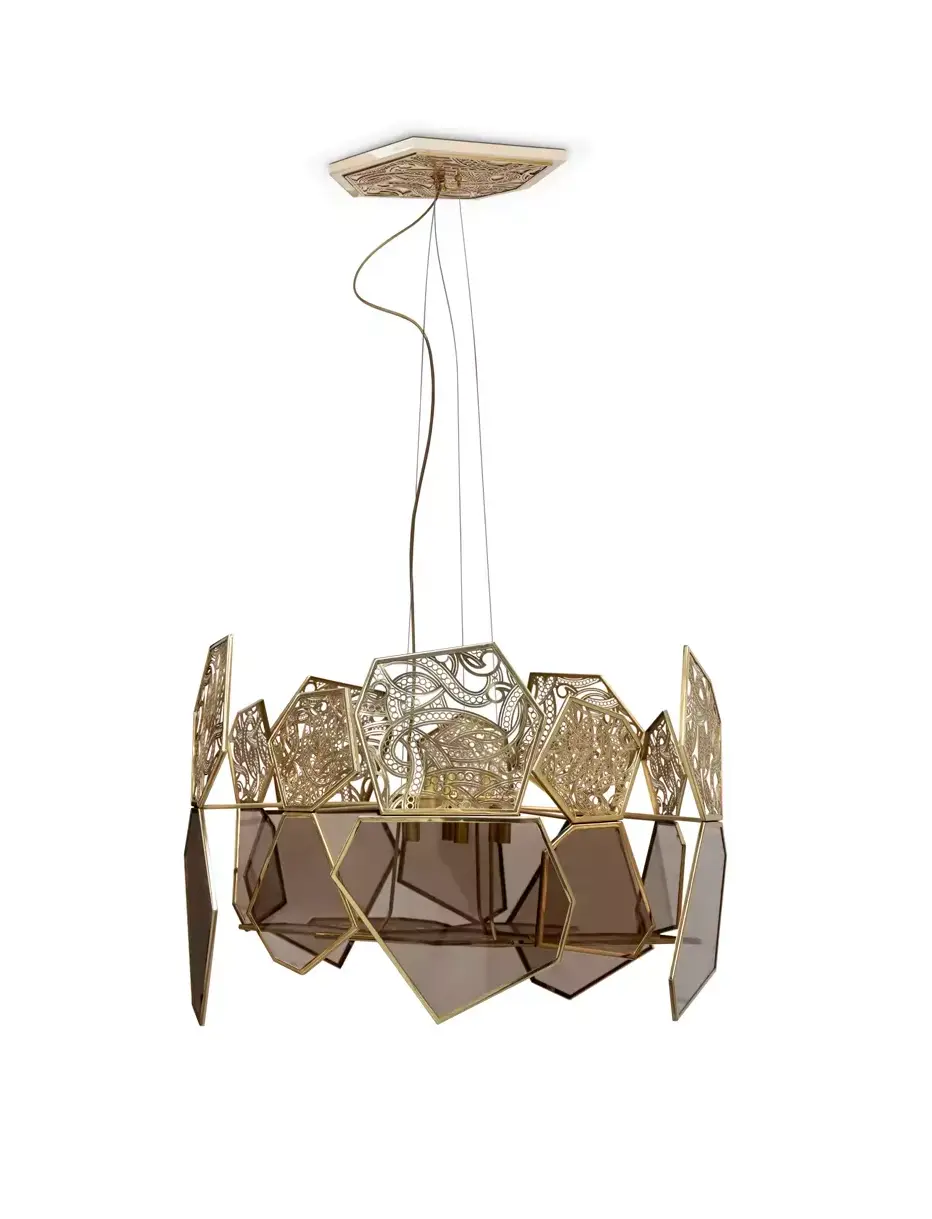 Люстра Hypnotique Bronze Glass