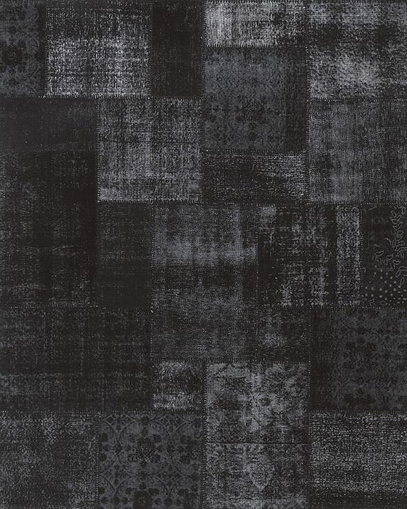 Килим печворк Black