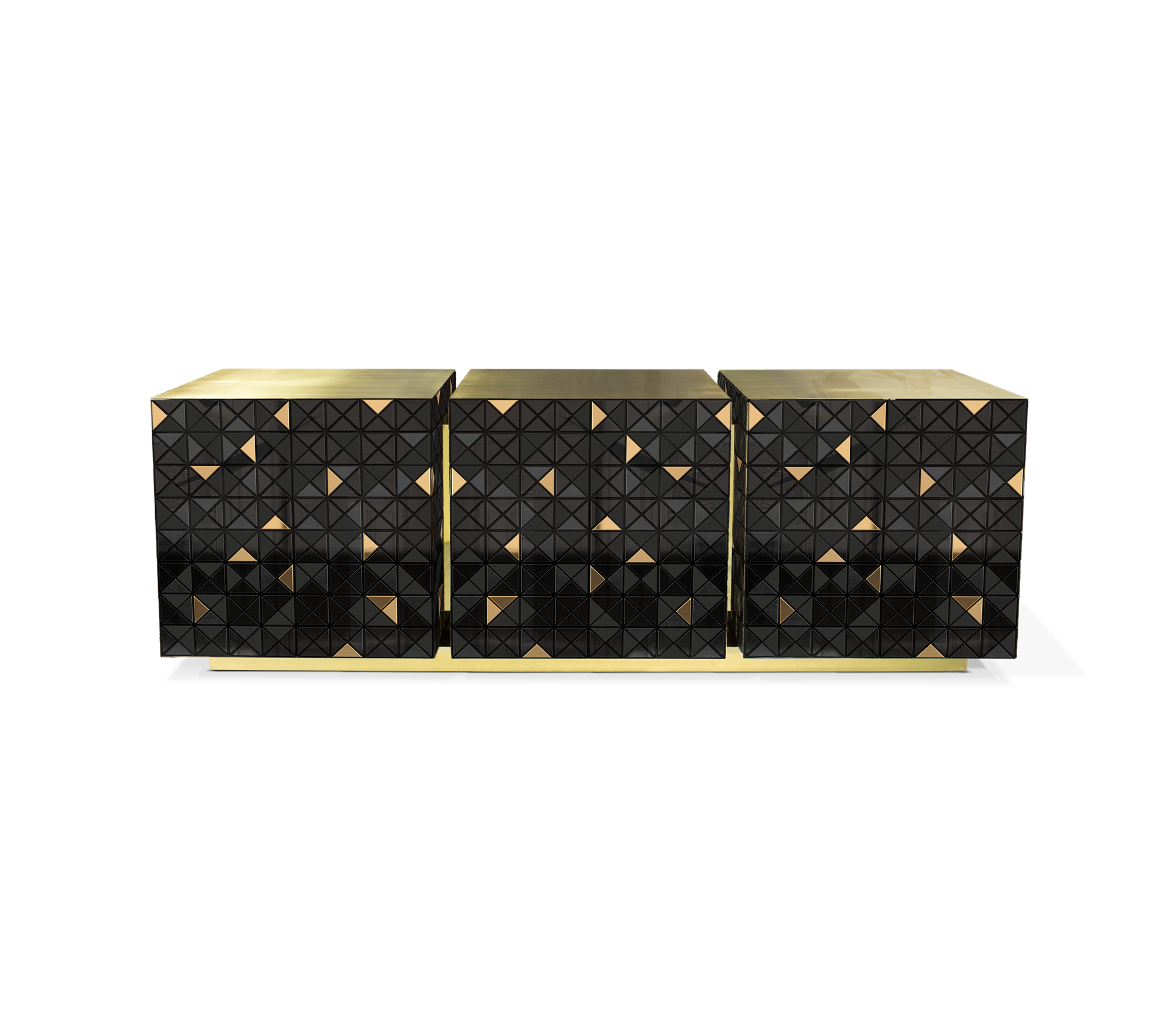 Тумба Mosaic Gold & Black