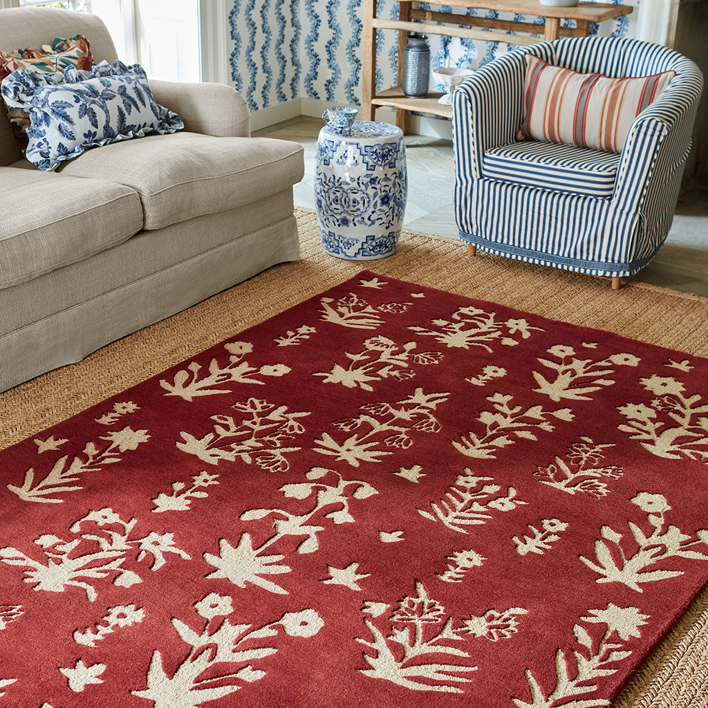 Килим Woodland Glade Damson Red 146800 | Розмір: 200 x 280 см