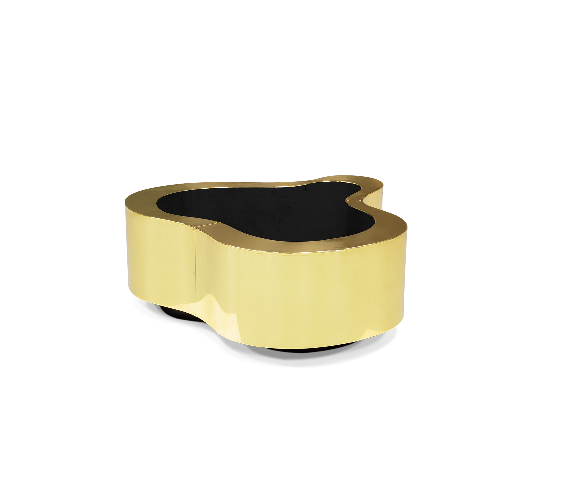 Журнальний столик Crest Polished Brass Set | Конфігурація: Big