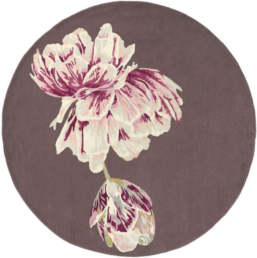 Ковер круглый Tranquility Aubergine