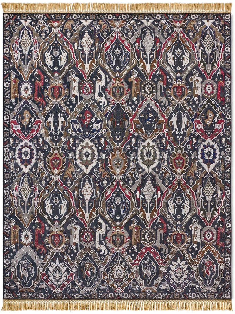 Елегантний килим KavaBagh Black | Розмір: 274 x 365 см