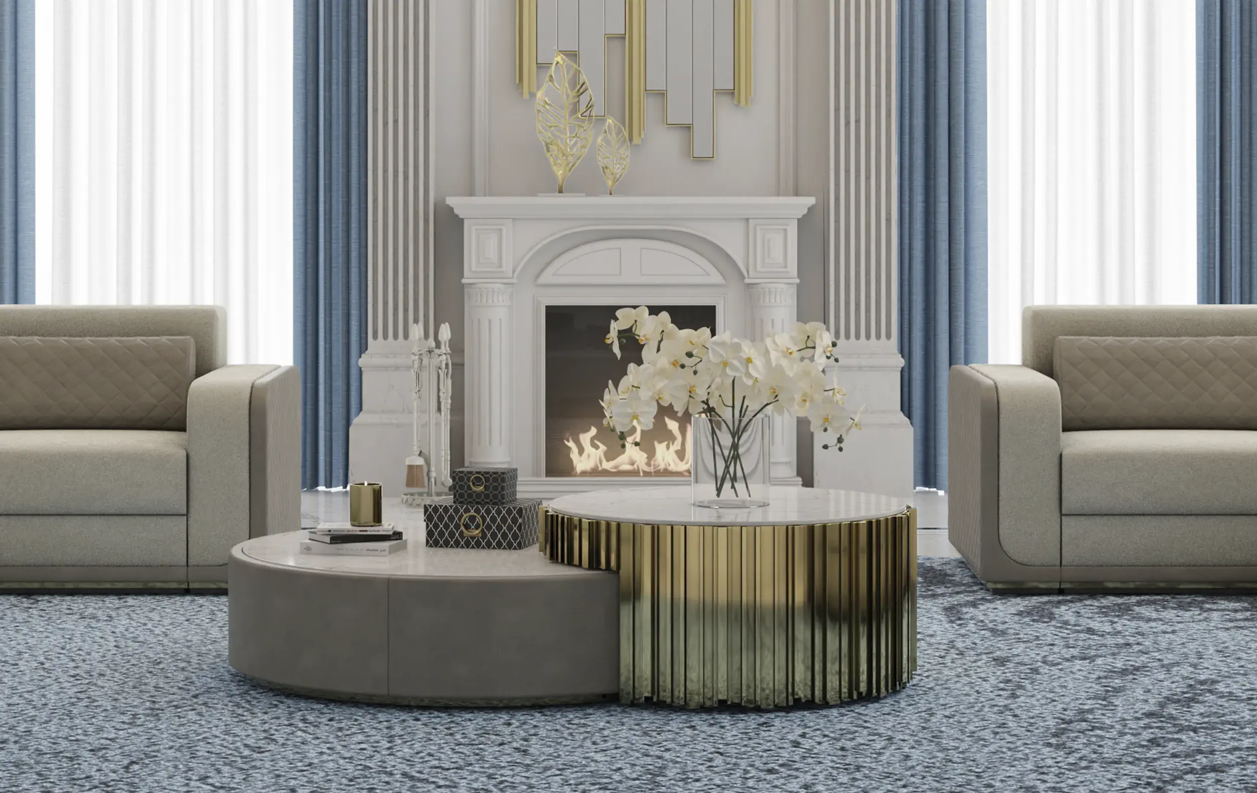 Набор кофейных столиков Imperial Set I - 3