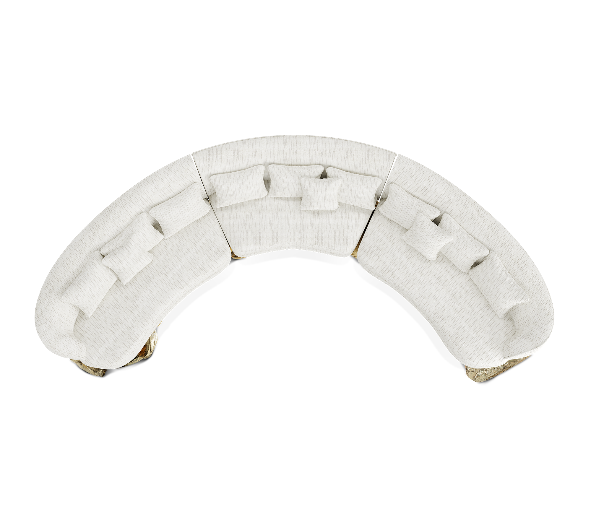 Диван Angora White Curved