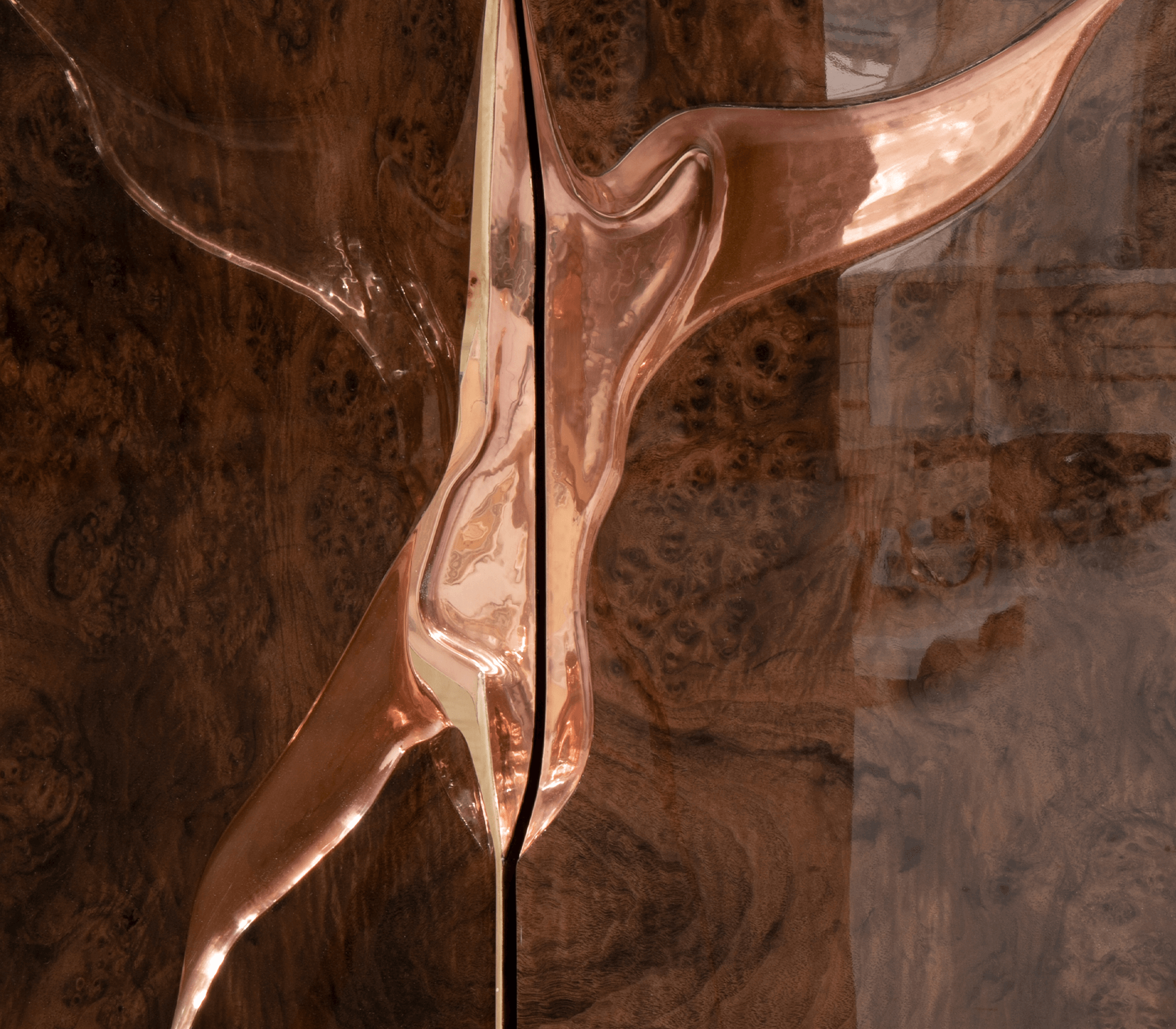 Тумба Fissure Rose Gold