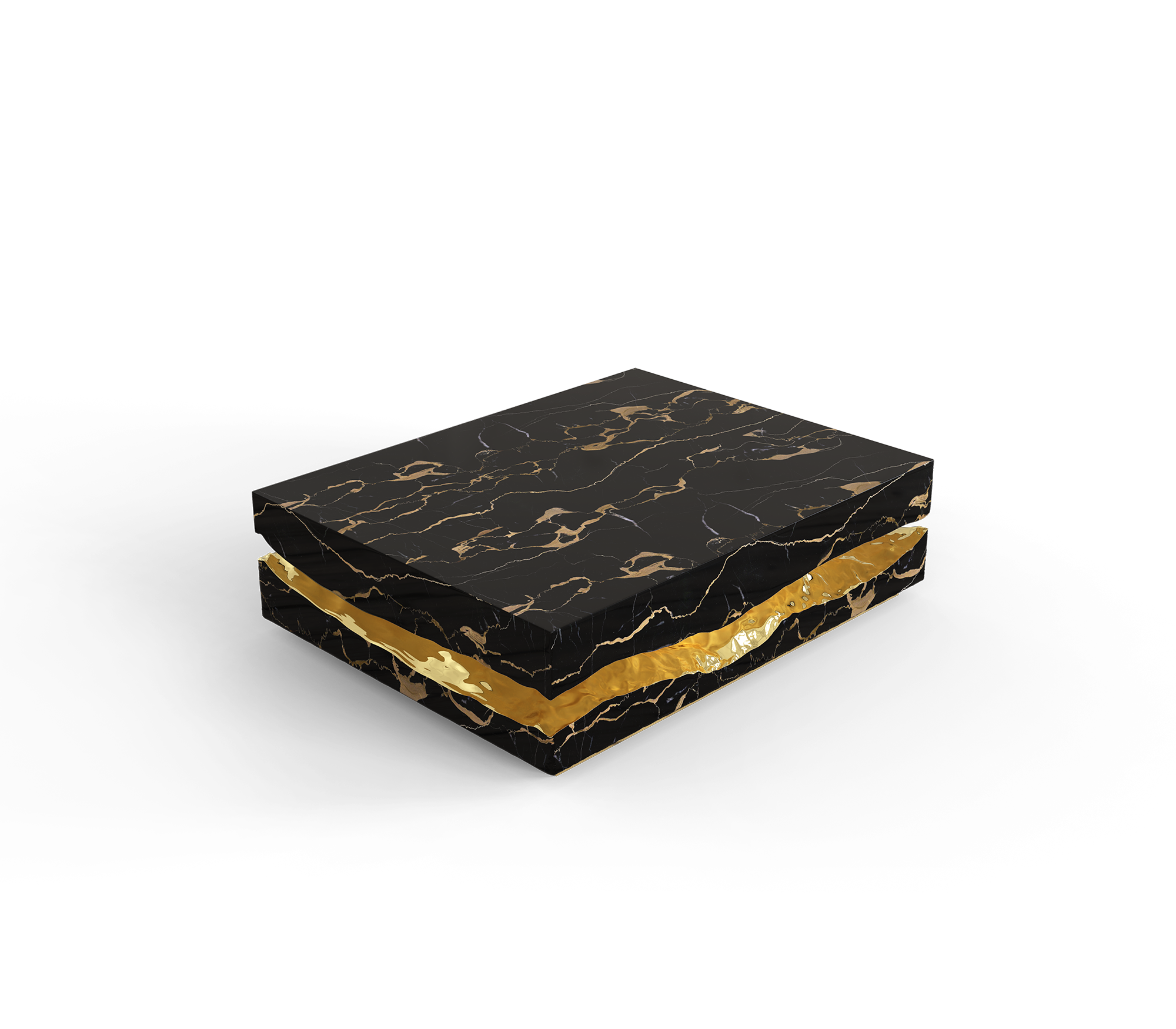 Журнальный столик Boulder Portoro Marble Table
