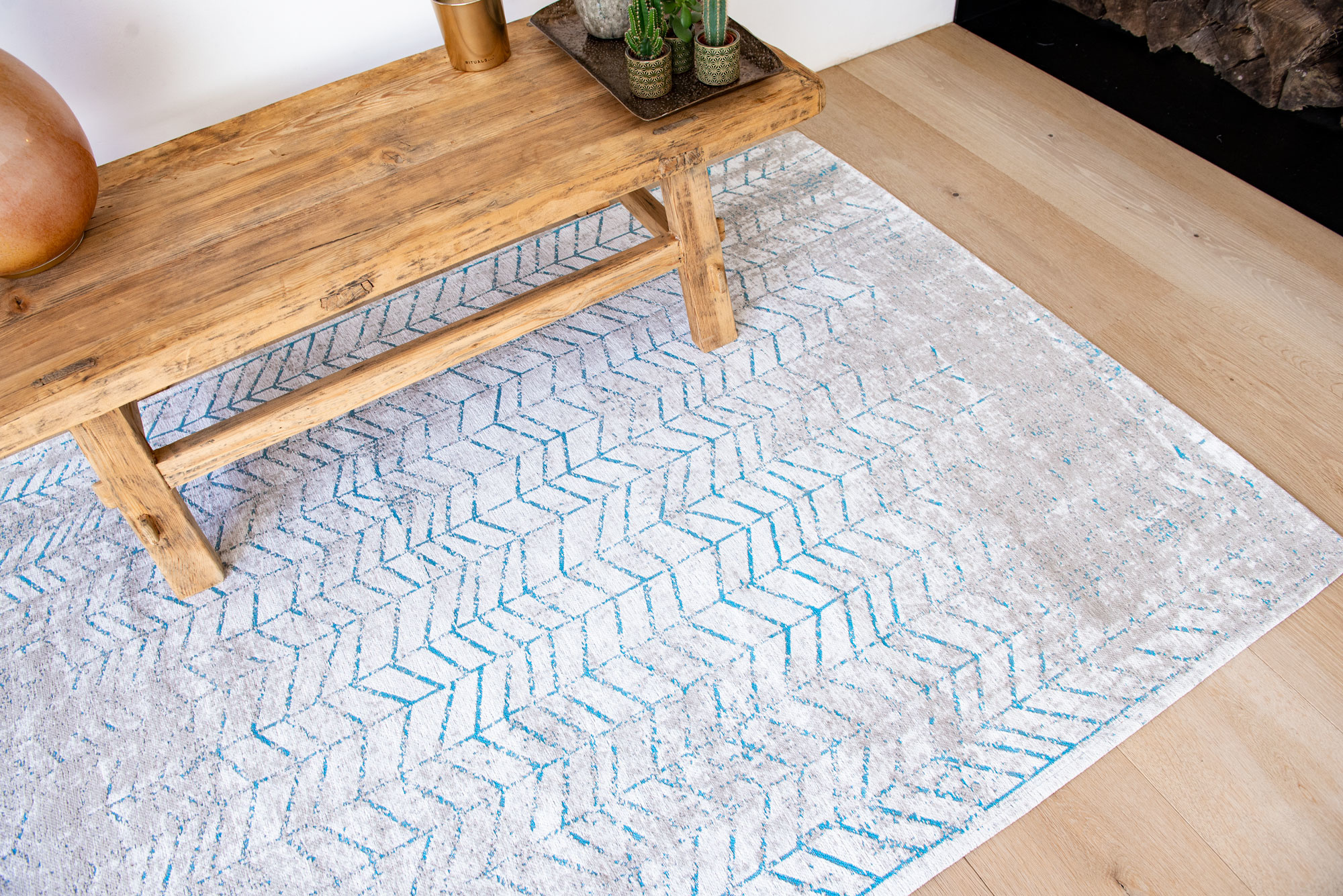 Ковер Бельгия Natural Tribeca Blue | Размер: 80 x 150 см