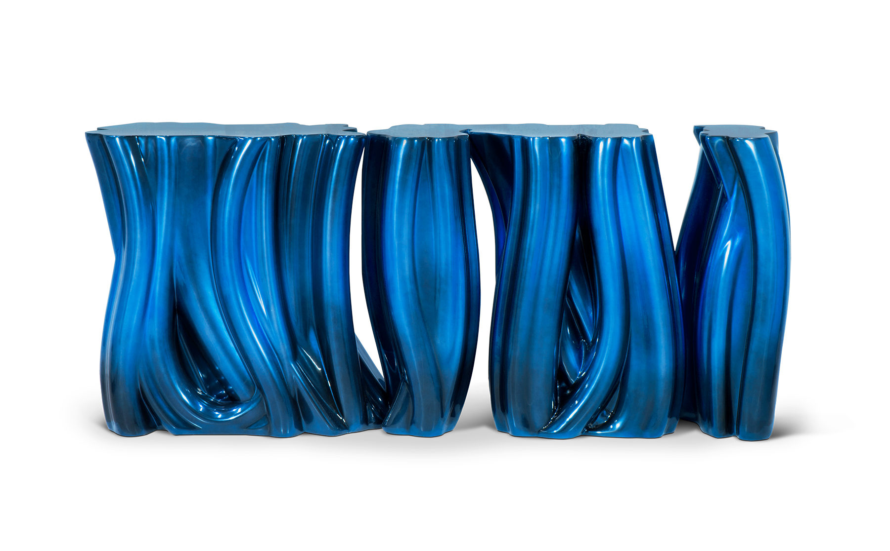 Тумба Monochrome Blue Premium