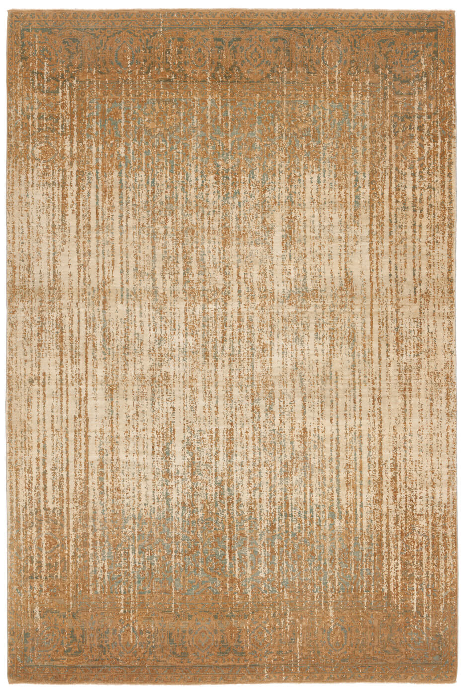 Ковер Tabriz Wooster Double Vendetta Lightblue Camelgold Silk | Размер: 300 x 400 см