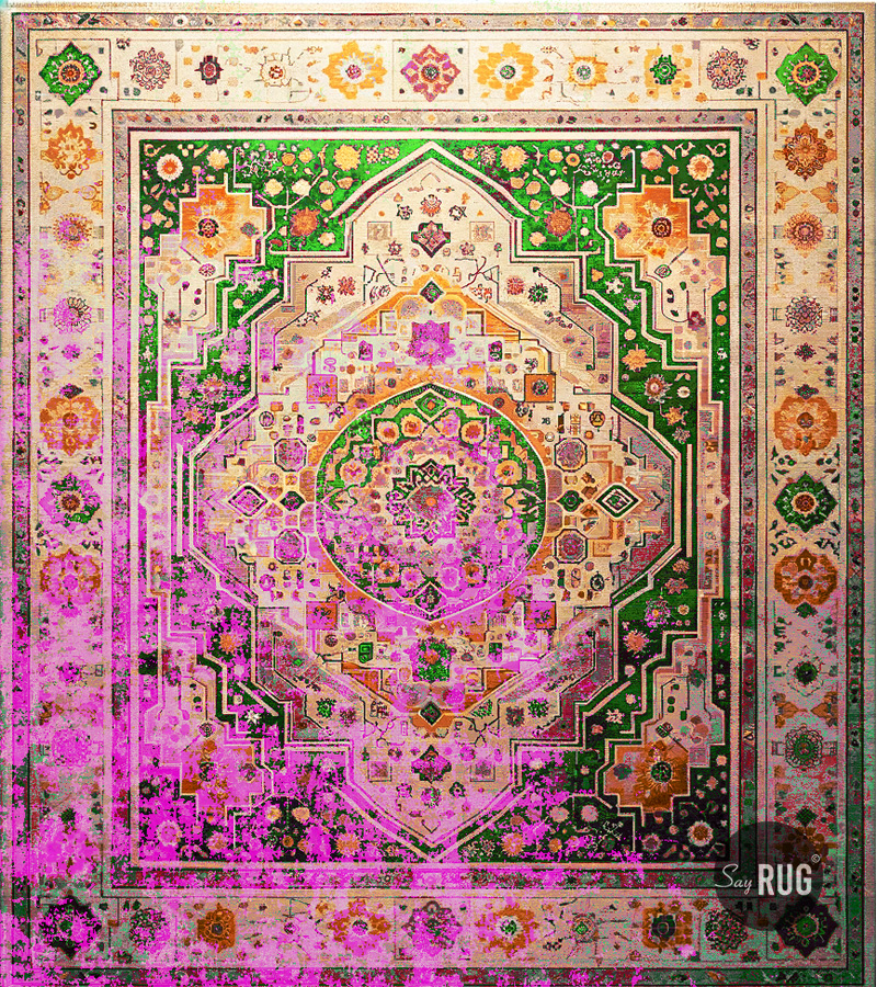 Дизайнерський килим Majestic Threads Pink