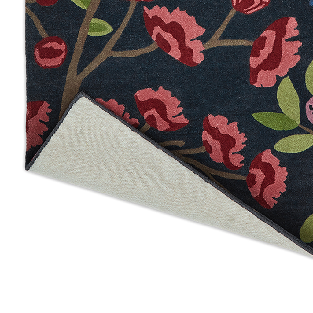 Килим квітковий Foraging Indigo 146618 | Розмір: 170 x 240 см