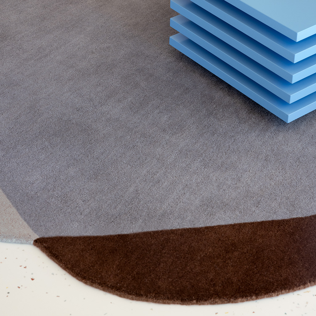 Килим Essence Chad Brown Blue | Розмір: 250 x 274 см