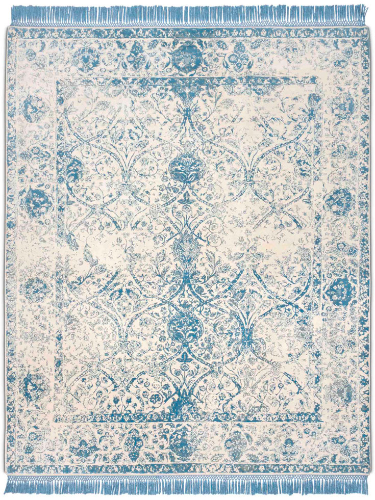 Изящный ковер ручной работы Light Blue | Размер: 365 x 457 см