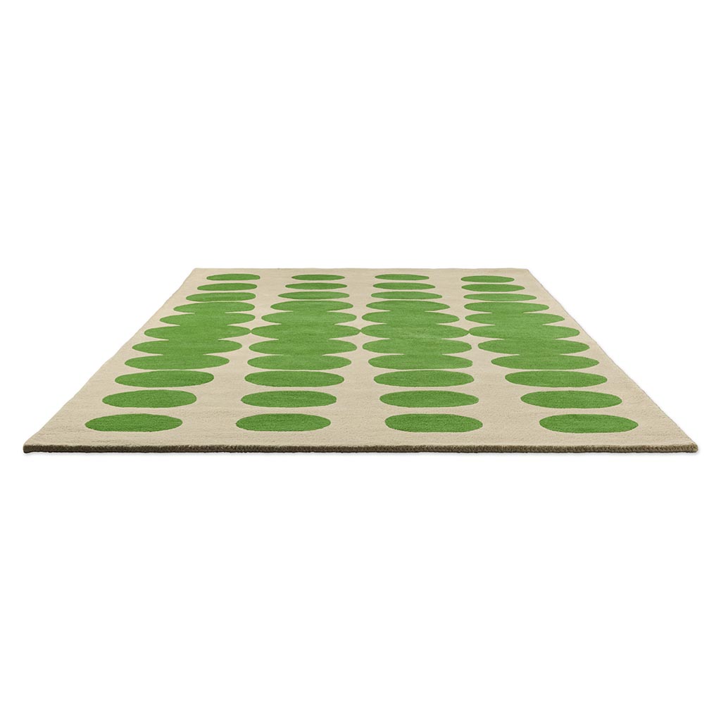 Ковёр Optical Oval Green/Cream | Размер: 120 × 180 см