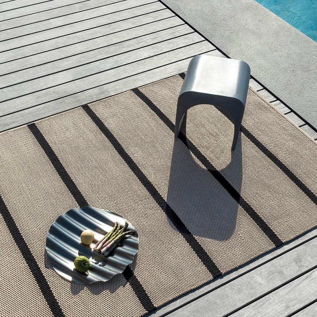 Уличный ковер Deck Charcoal Black 496805