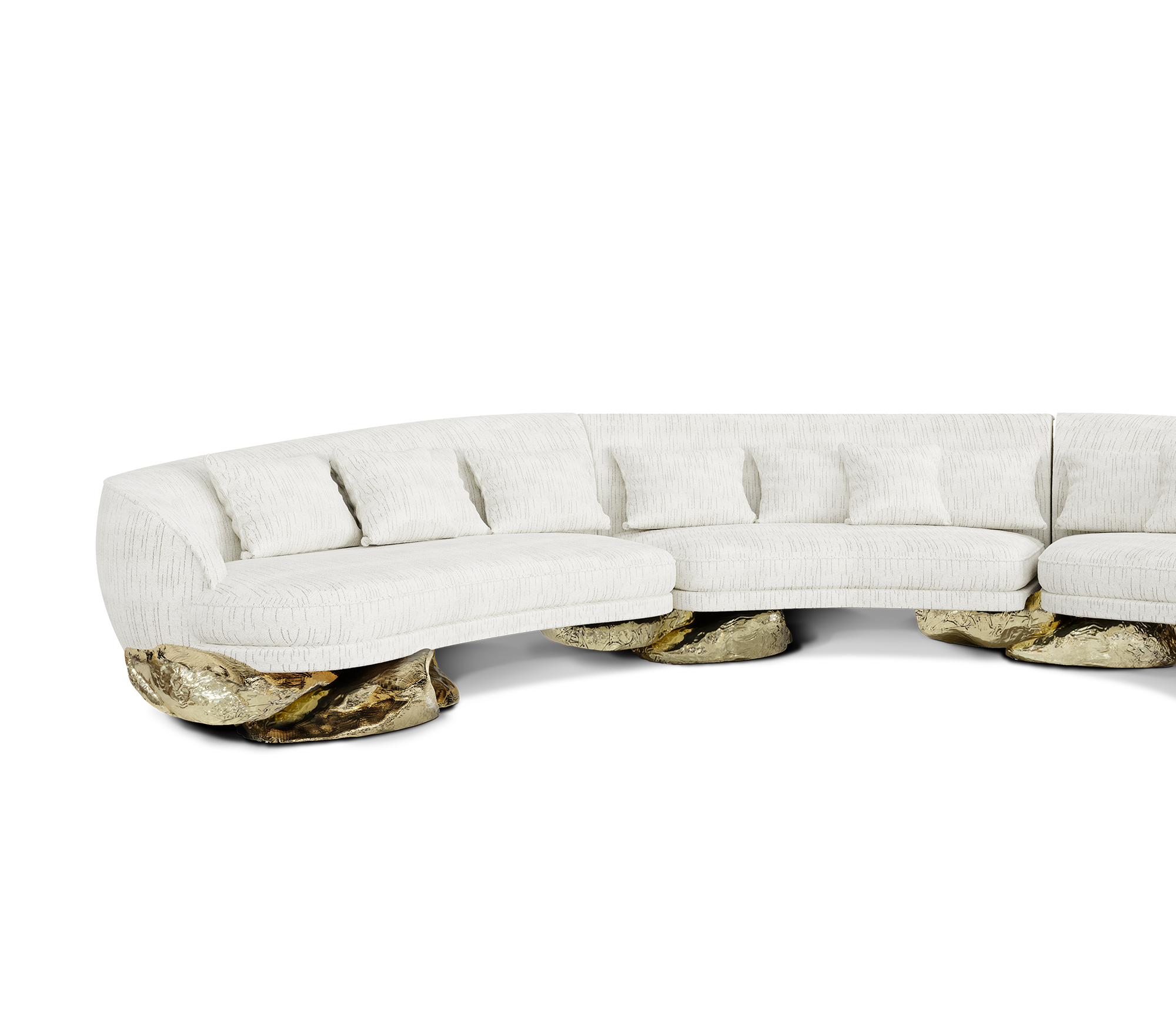 Диван Angora White Curved