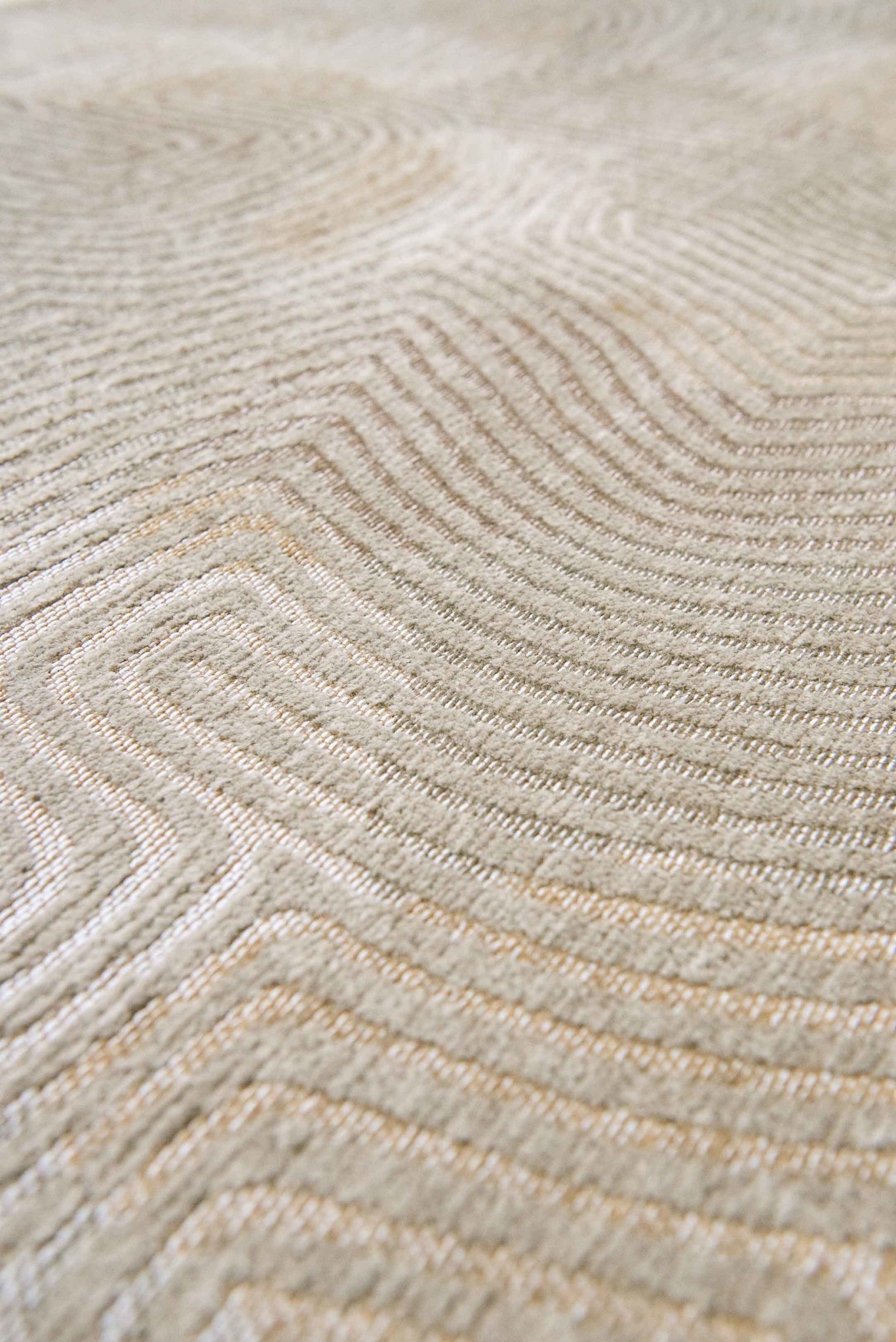 Круглий килим преміум Shell Beige | Розмір: Ø 240 см