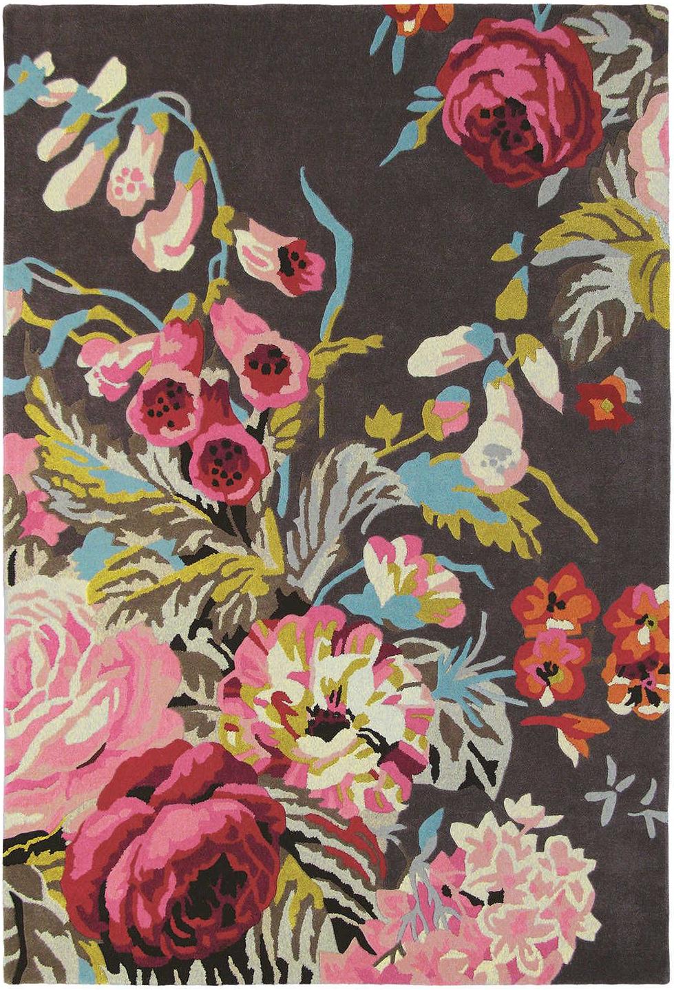 Килим квітковий Stapleton Park Rosewood ☞ Розмір: 140 x 200 см